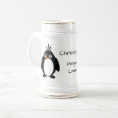 Chope À Bière Design de pingouin (Devant gauche)