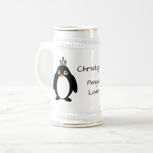 Chope À Bière Design de pingouin