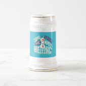 Chope À Bière Design Snowman (Centre)