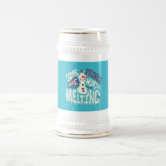 Chope À Bière Design Snowman (Centre)