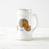 Chope À Bière dessin animé citrouille (Devant droit)