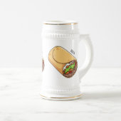 Chope À Bière dessin animé de Burrito (Devant droit)