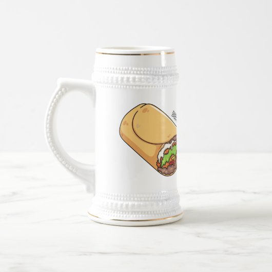 Chope À Bière dessin animé de Burrito (Gauche)