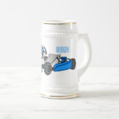 Chope À Bière dessin animé de Kart racing (Devant droit)