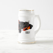 Chope À Bière dessin animé de Kart racing (Devant droit)