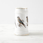 Chope À Bière dessin animé d'oiseau-kestrel américain (Centre)