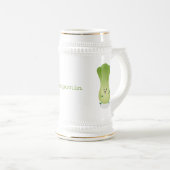 Chope À Bière dessin animé mignon de bok choy (Devant droit)