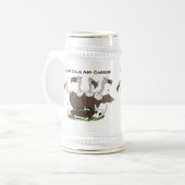 Chope À Bière Dessin de l'humour vautours drôle (Devant gauche)