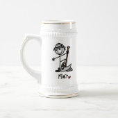 Chope À Bière Dessin de mineur bâtonnet (Gauche)
