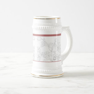 Chope À Bière Dessin moghol sur un Stein