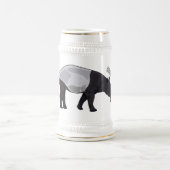 Chope À Bière Dessin sur Tapir (Centre)