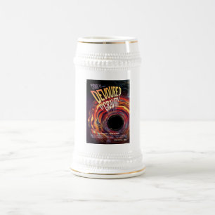 Chope À Bière Dévasté Par Gravité Halloween Trou Horreur Noir