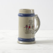 Chope À Bière Dieu donne une chouette (Devant droit)
