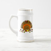 Chope À Bière Dinde d'action de la couleur complète (Gauche)