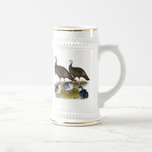 Chope À Bière Dindes Famille Sauvage de l'Est