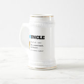 Chope À Bière Dire drôle - Oncle fou de Drunny (Devant gauche)