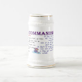 Chope À Bière Dix commandements du Minnesota (Centre)