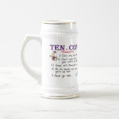 Chope À Bière Dix commandements du Minnesota (Gauche)