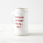 Chope À Bière Dombek Breweries Inc., bonne bière f… - Customisé (Devant gauche)