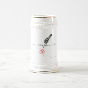 Chope À Bière Donnez-moi la liberté ou donnez-moi la mort