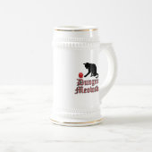 Chope À Bière Doungeon Meowster Drôle RPG Chat avec dés (Devant droit)