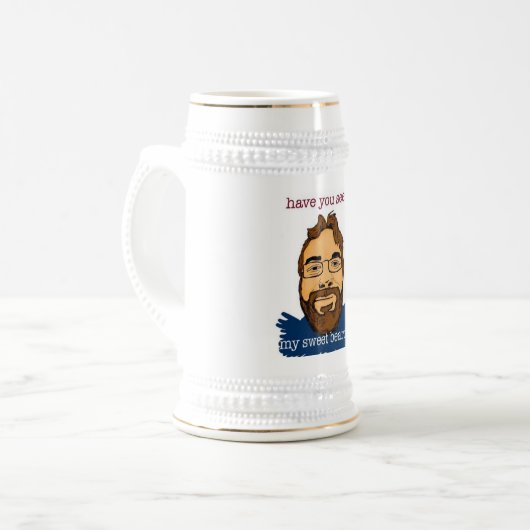 Chope À Bière ` Doux de barbe (Devant gauche)