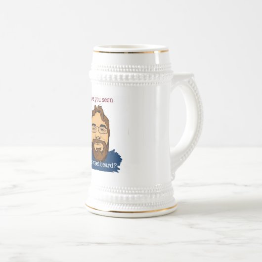 Chope À Bière ` Doux de barbe (Devant droit)