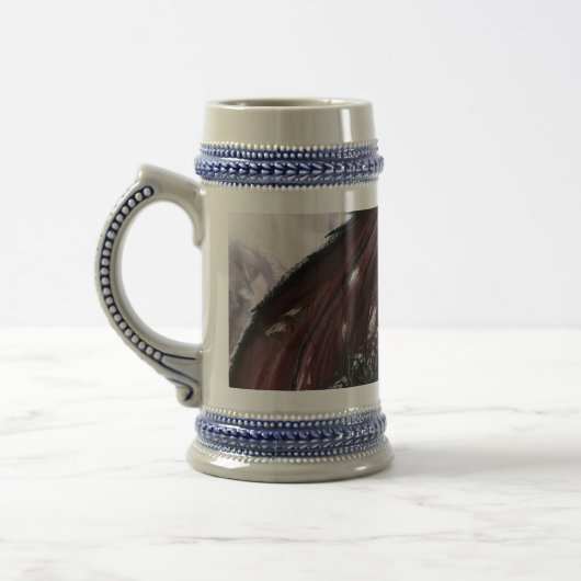 Chope À Bière Dragon Dans Grotte (Gauche)