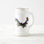 Chope À Bière Dragon oriental (Devant droit)