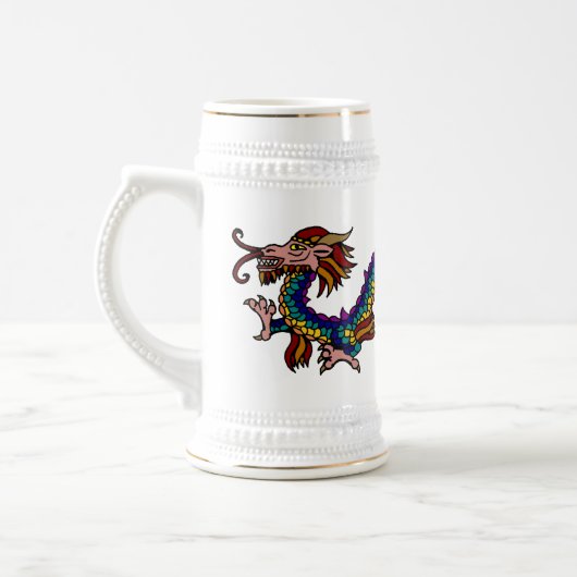 Chope À Bière Dragon oriental (Gauche)