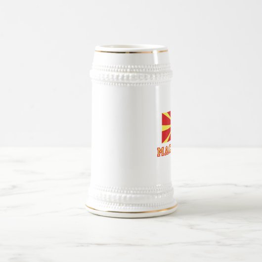 Chope À Bière Drapeau 2 de Macédoine (Centre)