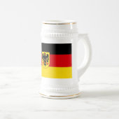 Chope À Bière Drapeau allemand Stein (Devant droit)