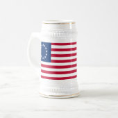Chope À Bière Drapeau américain Betsy Ross (Devant gauche)