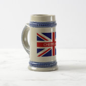Chope À Bière Drapeau anglais Union Jack classique bière stein m (Devant gauche)
