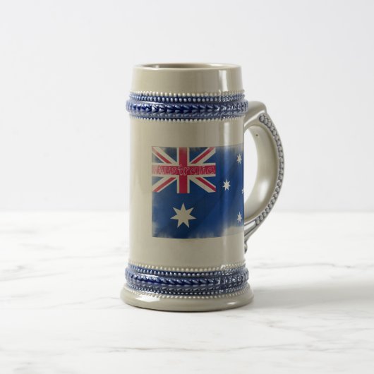Chope À Bière Drapeau australien (Devant droit)