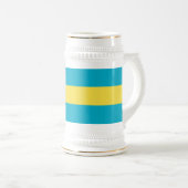 Chope À Bière Drapeau bahamien (Devant droit)