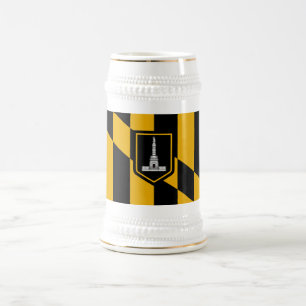 Chope À Bière Drapeau Baltimore