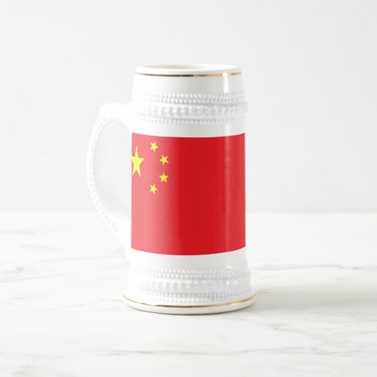 Chope À Bière Drapeau chinois (Devant gauche)