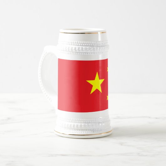 Chope À Bière Drapeau chinois (Devant gauche)