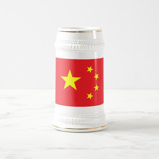 Chope À Bière Drapeau chinois (Centre)