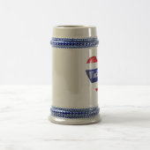 Chope À Bière Drapeau cœur de Thaïlande (Centre)