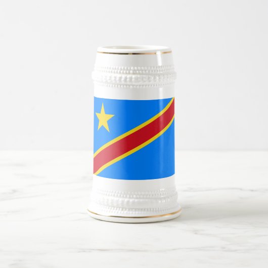 Chope À Bière Drapeau Congo Kinshasa (Centre)