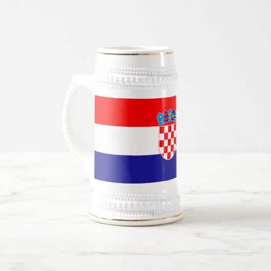 Chope À Bière Drapeau croate (Devant gauche)