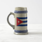 Chope À Bière Drapeau Cuba (Gauche)