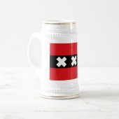 Chope À Bière Drapeau d'Amsterdam (Devant gauche)