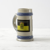 Chope À Bière Drapeau de Bade-Wurtemberg de l'Allemagne (Devant gauche)