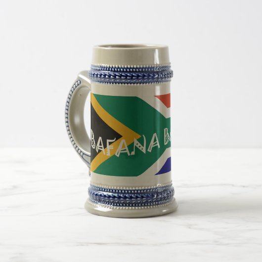 CHOPE À BIÈRE DRAPEAU DE BAFANA BAFANA (Devant gauche)