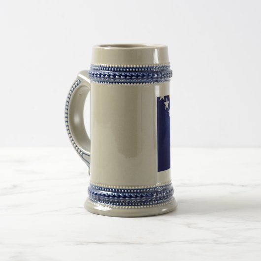 Chope À Bière Drapeau de Bosnie (Devant gauche)