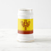 Chope À Bière Drapeau de Chuvashia (Centre)