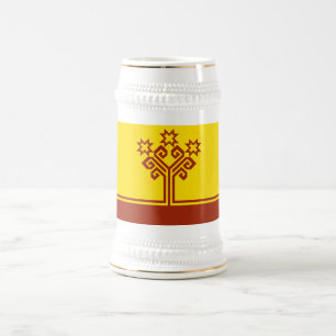 Chope À Bière Drapeau de Chuvashia